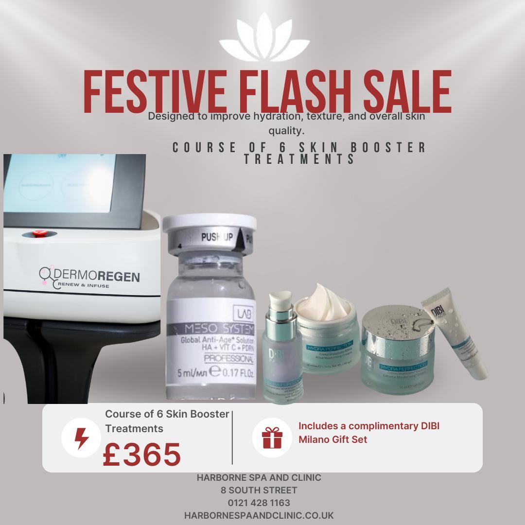 Course of 6 skin boosters with free Milano Gift Set worth over £100